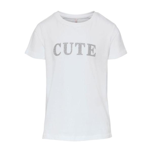 ONLY T-SHIRT KONCALLI CUTE - BIANCO - 15212791-BCO