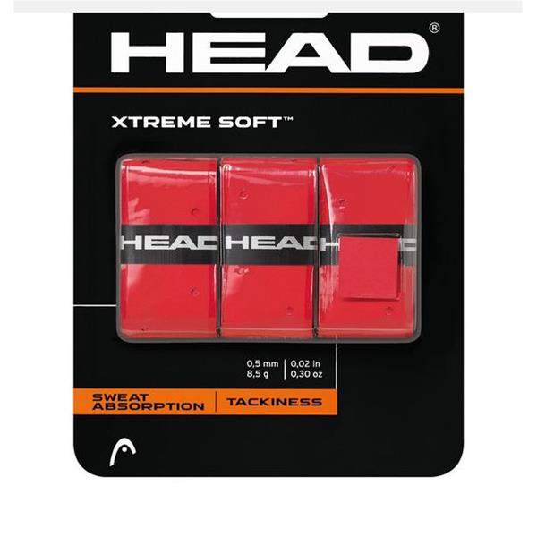 HEAD GRIP XTREMESOFT  X 3- ROSSO - 285104-RD