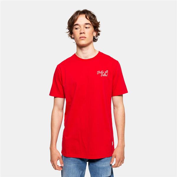 RVLT T/SHIRT PRINT ALL  - ROSSO - 1161-RSS