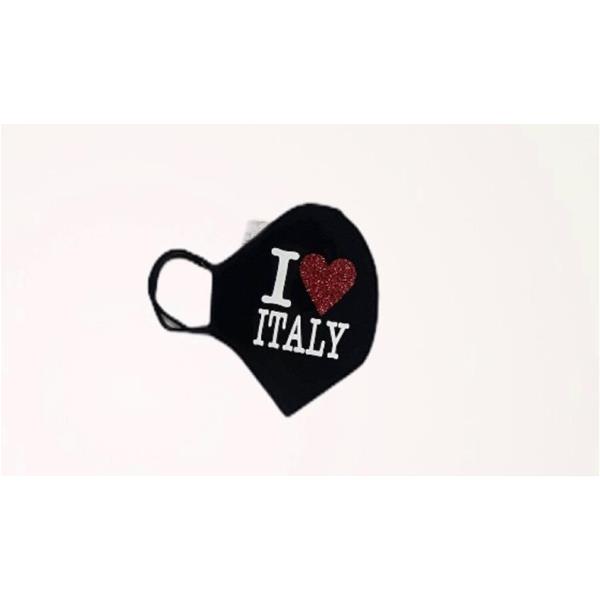 NOPE MASK I LOVE ITALY - NERO- SS20001M-900