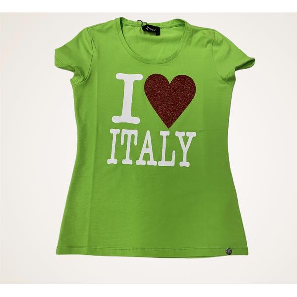 NOPE T SHIRT I LOVE- VERDE LIME- SS2001-450