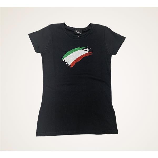 NOPE T SHIRT ITALIAN FLAG - NERO- SS20007-900