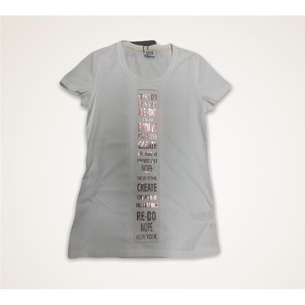 NOPE T SHIRT WINDOW- BIANCO - SS20010-100