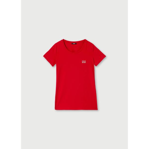 LIU JO  T/SHIRT M/C - ROSSO - TF0049J0088-91763
