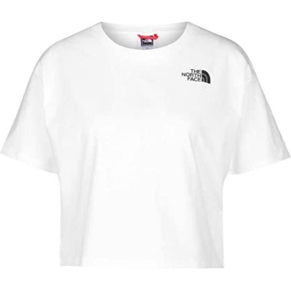 TNF T-SHIRT CROP SD TEE - BIANCO - NF0A4SYCFN41