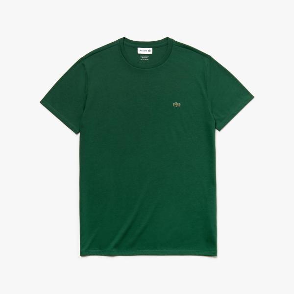 LACOSTE  T/SHIRT M/M - VERDE INGLESE - TH6709-132
