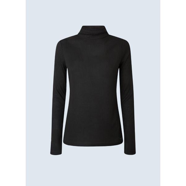 PEPE JEANS T-SHIRT M/L DEBORAH - NERO - PL504618-999