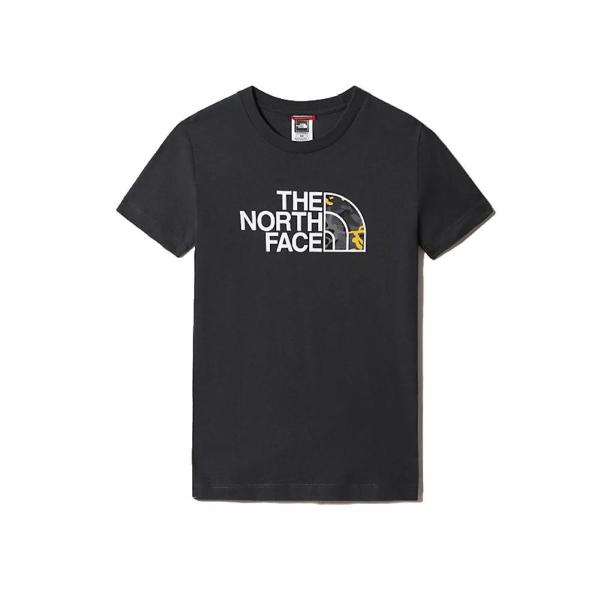 TNF T-SHIRT EASY JUNIOR - ANTRACITE/BIANCO - NF00A3P76M01