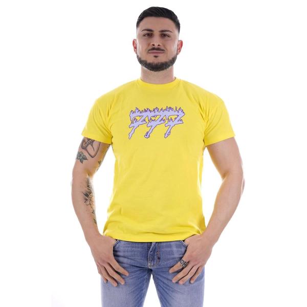 TRIPLOSETTE T-SHIRT M/M - GIALLO/CEL - TRSM190STMM-GIA
