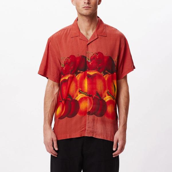 OBEY CAMICIA SS FRUIT BOWL - GINGER -181210339