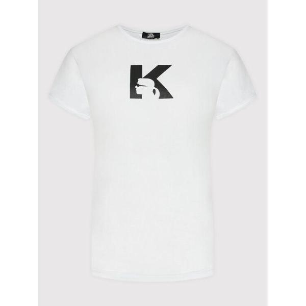 KARL LAGERFELD T SHIRT ICON - BIANCO - KL22WTS01-BCO