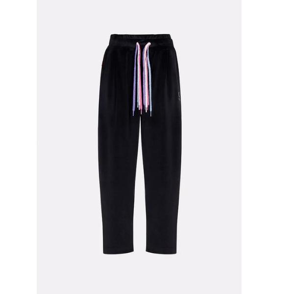 SUNSTRIPES PANTALONE NATALY BOW CINIGLIA - NERO - PFS03007D-NE