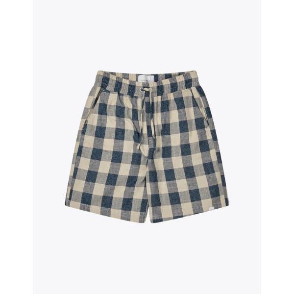 LES DEUX HANK BUFFALO SHORTS - BEIGE/BLU - LDM511033-424215