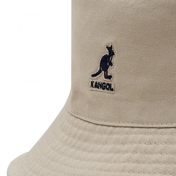 KANGOL BUCKET WASHED - KHAKI - K4224HT-KH262