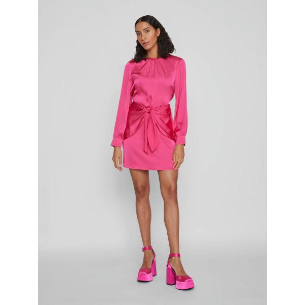 VILA ABITO NECK M/L - FUXIA - 14083842-FUX