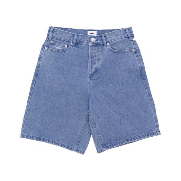 OBEY SHORT BIGWIG BAGGY - DENIM - 172100076