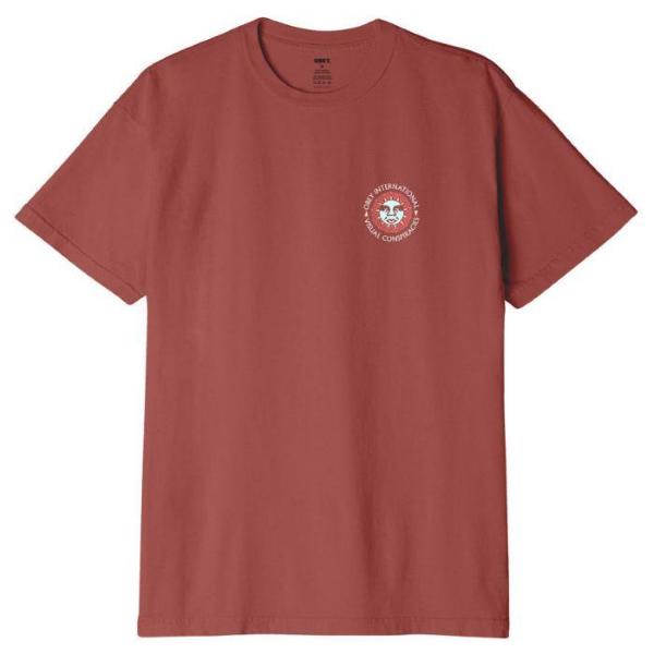 OBEY T SHIRT VISUAL CONSPIRACIES - RUGGINE - 163003430