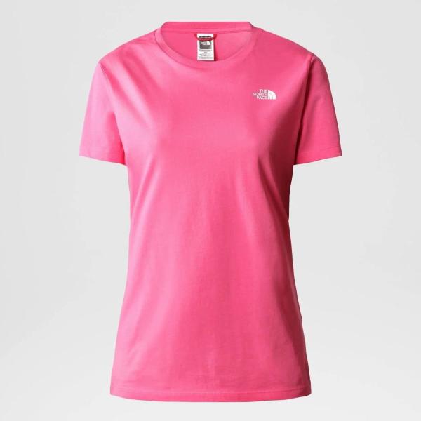 TNF T-SHIRT S/S SD - FUXIA - NF0A4T1AN161