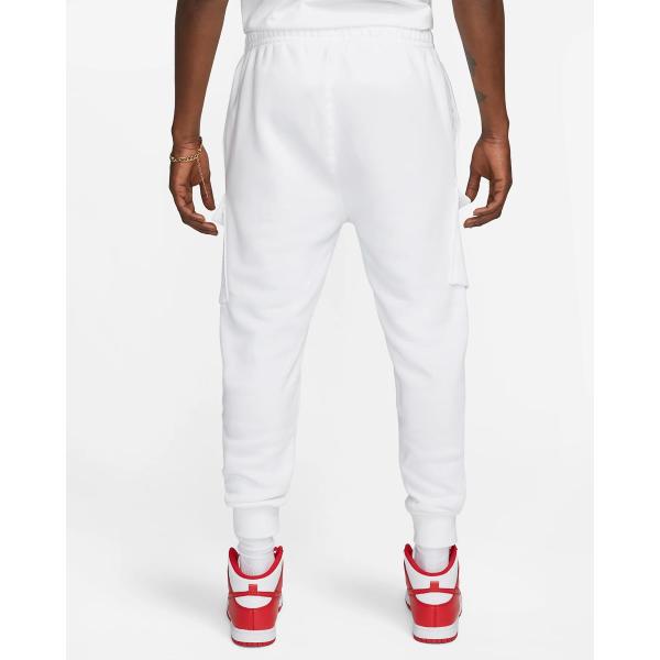 NIKE PANTALONE NSW CARGO - BIANCO/ROSSO - FN5200-100