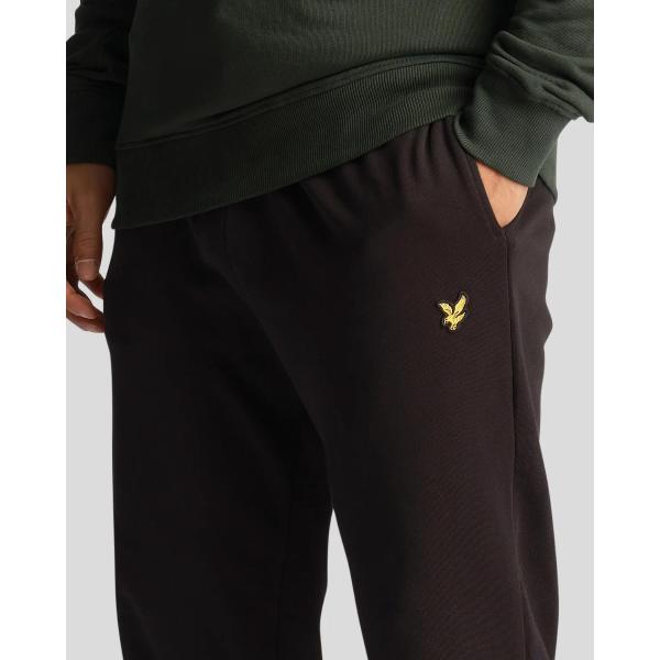 LYLE & SCOTT PANTALONE FELPA - NERO  - ML1134V-Z865