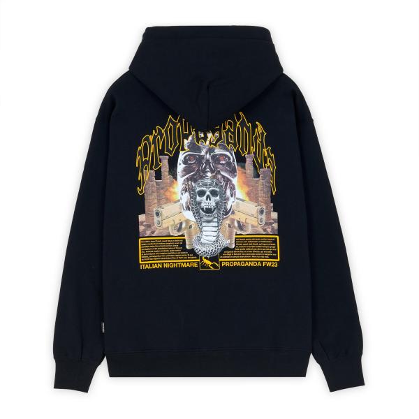 PROPAGANDA FELPA SAUDI  - NERO- 23FWPRFE208-01