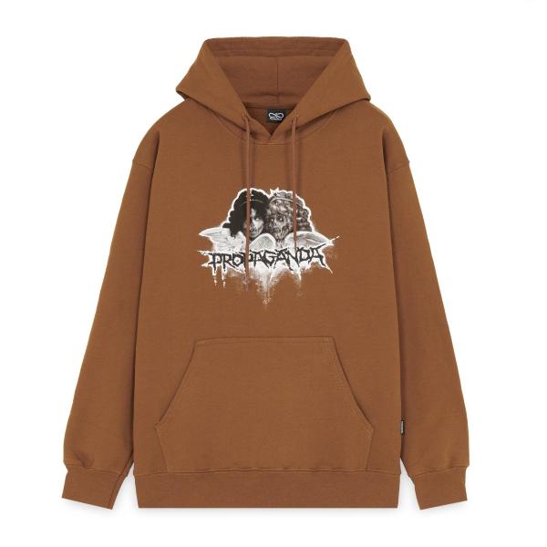 PROPAGANDA FELPA INNOCENT - MARRONE - 23FWPRFE221-81