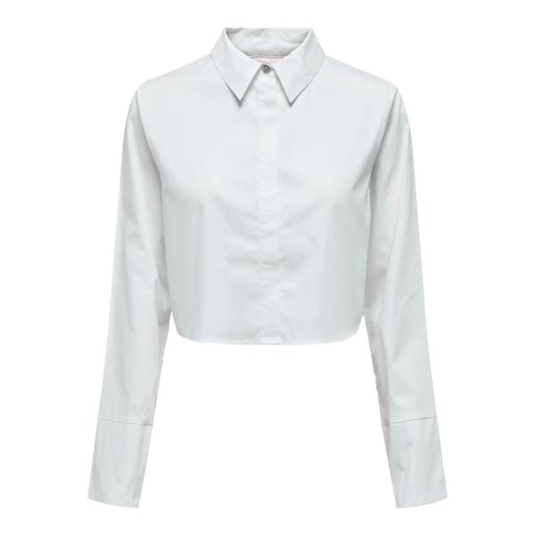 ONLY CAMICIA ONLITA CROPPED - BIANCO- 15310207-BCO