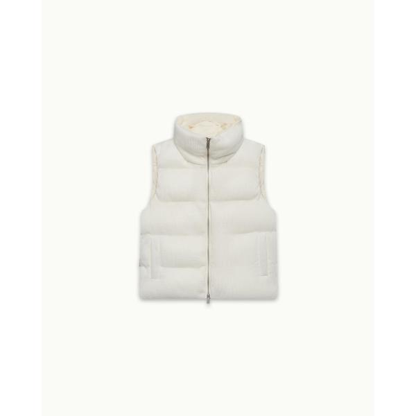 UNITY  GILET  PAGE - BIANCO - JA-PAGE-AW2-BCO