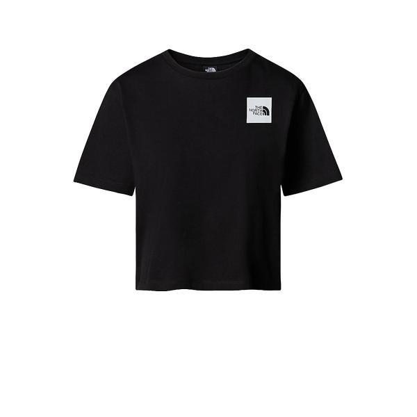 TNF T-SHIRT CROPPED DOME - NERO - NF0A87NBJK31