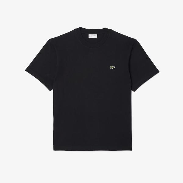 LACOSTE T-SHIRT JERSEY  - NERO - TH7318-031