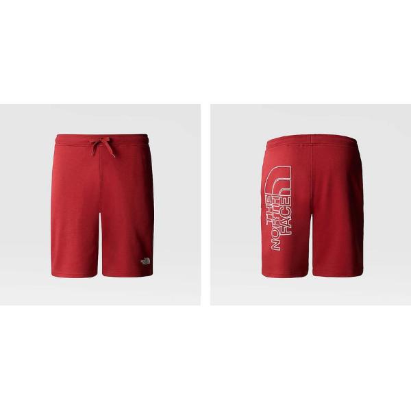 TNF SHORT GRAPHIC - ROSSO INDIA  - NF0A3S4FPOJ