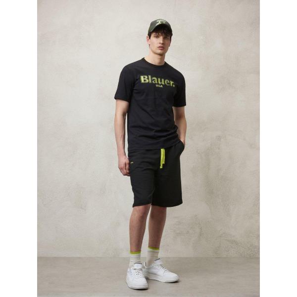BLAUER PANTALONCINO FELPA - NERO - 24SBLUF07194-006804-999