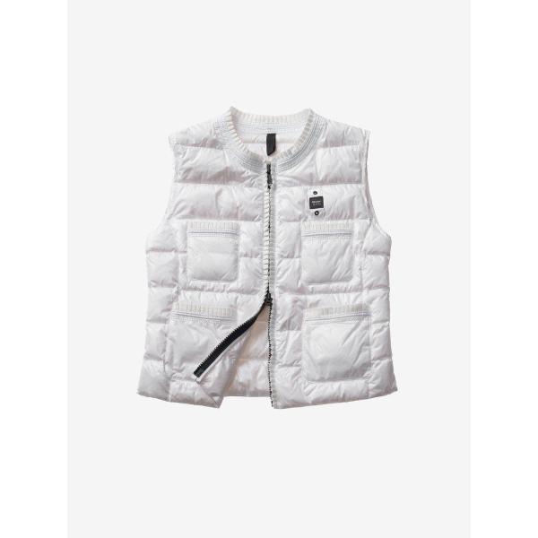BLAUER SMANICATO IMBOTTITO PIUMA - BIANCO OTTICO - 24SBLDX03099-005050-100