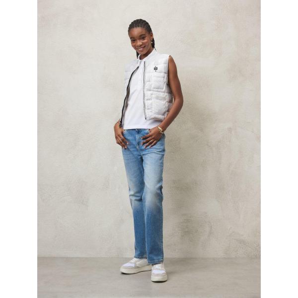 BLAUER SMANICATO IMBOTTITO PIUMA - BIANCO OTTICO - 24SBLDX03099-005050-100