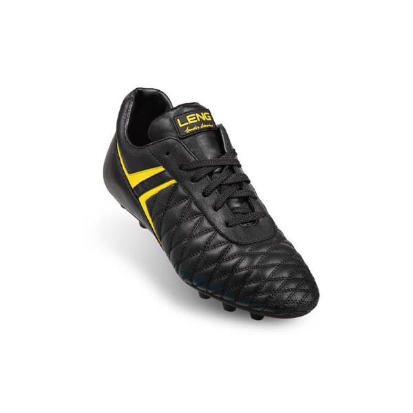 LENG SCARPA CALCIO FINALE  - NERO/GIALLO - K580P