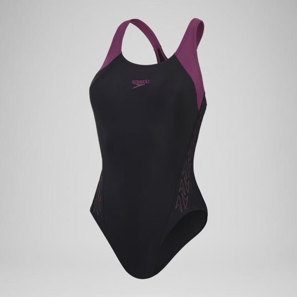 SPEEDO COSTUME HYPERBOOM - NERO/VIOLA - 8-00372517526