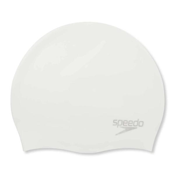 SPEEDO CUFFIA PLAIN MOULDED - BIANCO - 8-7098417614