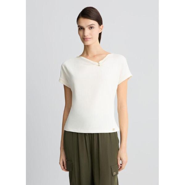 LIU JO T-SHIRT MODA M/C - BIANCO LATTE - TA5176JS360-10105
