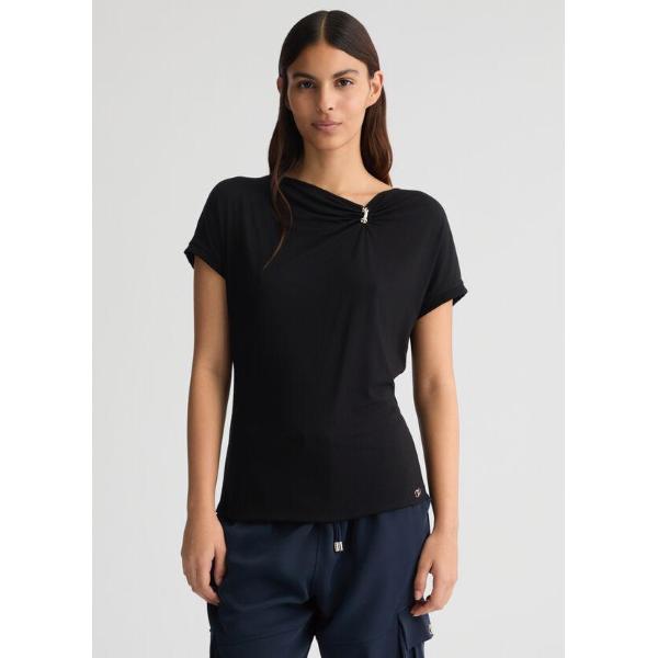 LIU JO T-SHIRT MODA M/C - NERO - TA5176JS360-22222