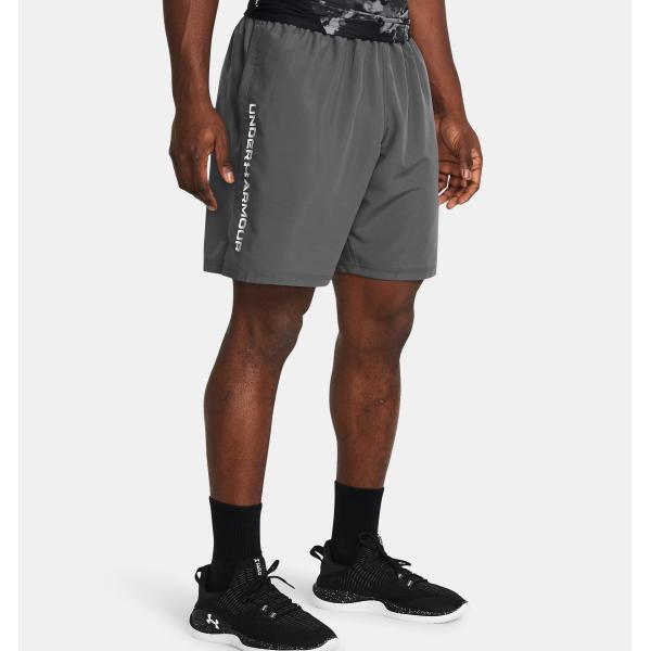UNDER ARMOUR BERMUDA WORDMARK - GRIGIO -1383356-025