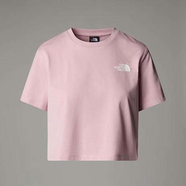 TNF T-SHIRT CROPPED DOME - ROSA - NF0A87U40SO1