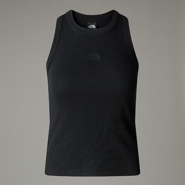 TNF CANOTTA SLIM RIB TANK- NERO - NF0A8BVTJK31