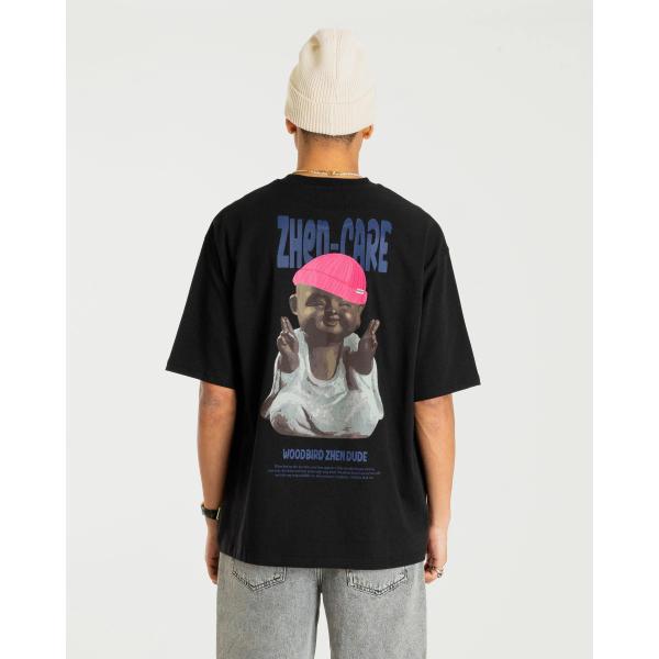 WOODBIRD T-SHIRT - NERO - 2516-414-NE