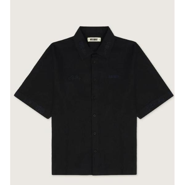 WOODBIRD CAMICIA - NERO- 2516-702