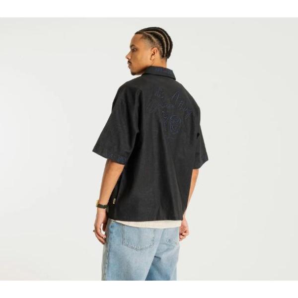WOODBIRD CAMICIA - NERO- 2516-702