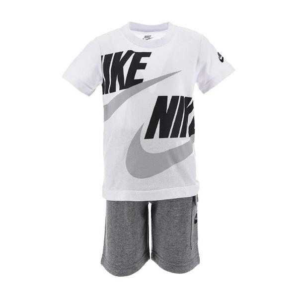NIKE NSW HBR CARGO SHORT - BIANCO/GRIGIO - 66J213-GEH