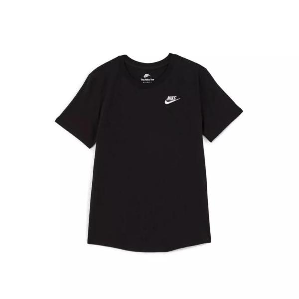 NIKE T/SHIRT NSW TEE CLUB W - NERO/BIANCO - DX7902-010