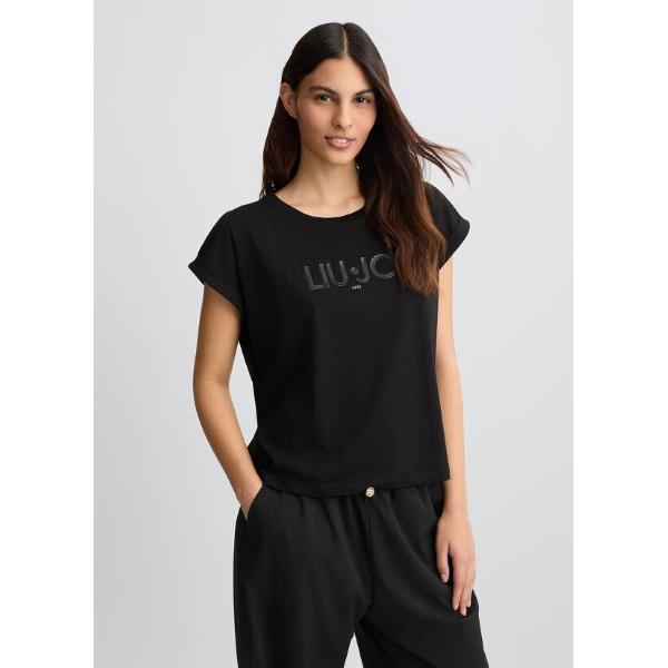 LIU JO T-SHIRT MODA BASIC - NERO - TA5181JS003-W9415