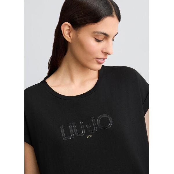 LIU JO T-SHIRT MODA BASIC - NERO - TA5181JS003-W9415