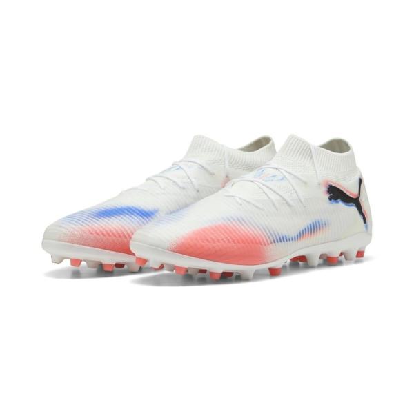 PUMA FUTURE 8 PRO MG - BIANCO/ARANCIO - 108590-01